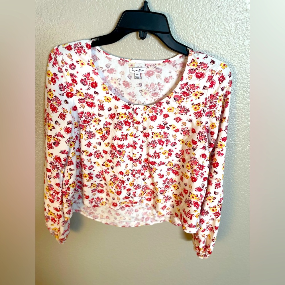 Large Floral Blouse - Picture 1 of 3